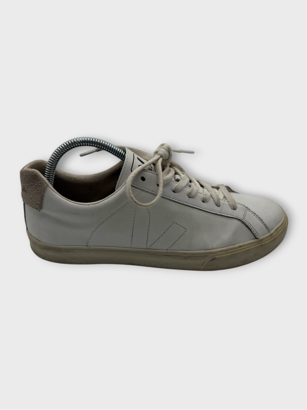 Veja Esplar White Leather Low-Top Sneaker Fair Condition Women’s Size 9
